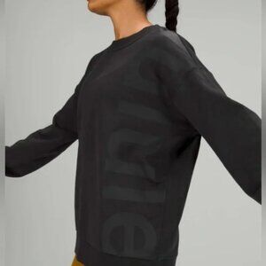 lululemon athletica logo Black Sweatshirt